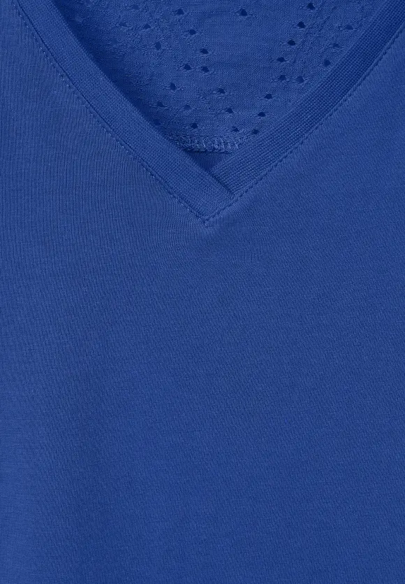 CECIL Jersey Spitzendetail Top