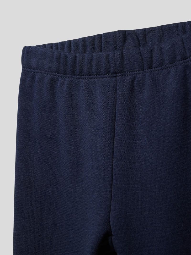 Sweatpants mit elastischem Bund in marineblau