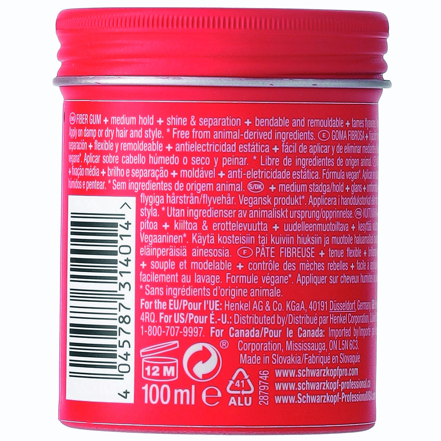 Schwarzkopf Professional Osis+ Thrill Pâte Fibreuse