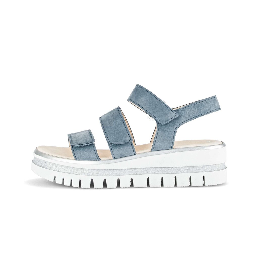 Gabor fashion Plateau Sandale blau