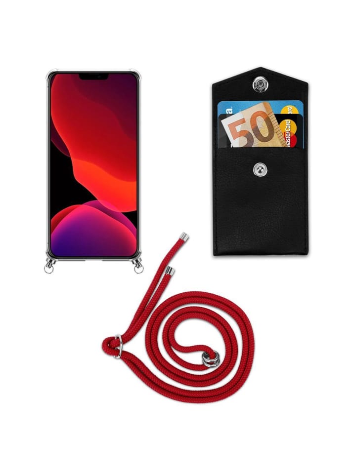 cadorabo Handykette für Apple iPhone 12 / 12 PRO Hülle in RUBIN ROT günstig kaufen onesize