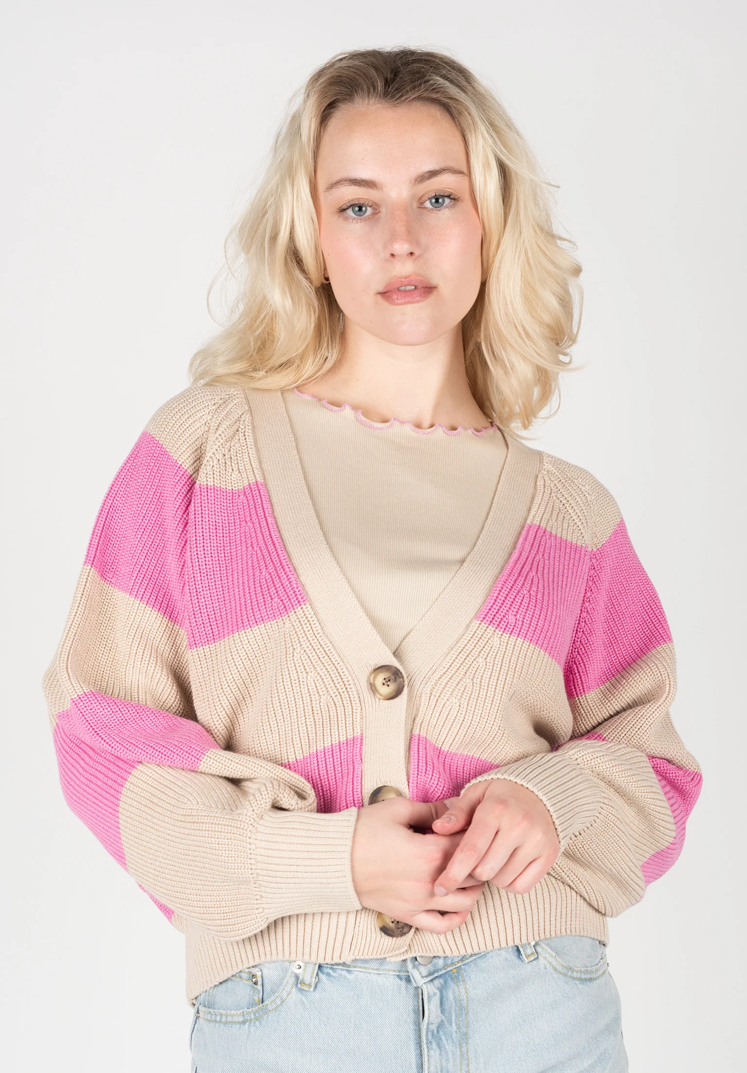 Mala Striped Cardigan