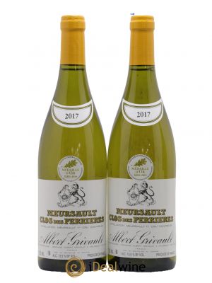 Meursault 1er Cru Clos des Perrières Monopole Albert Grivault  2017 - Lot de 2 Bouteilles