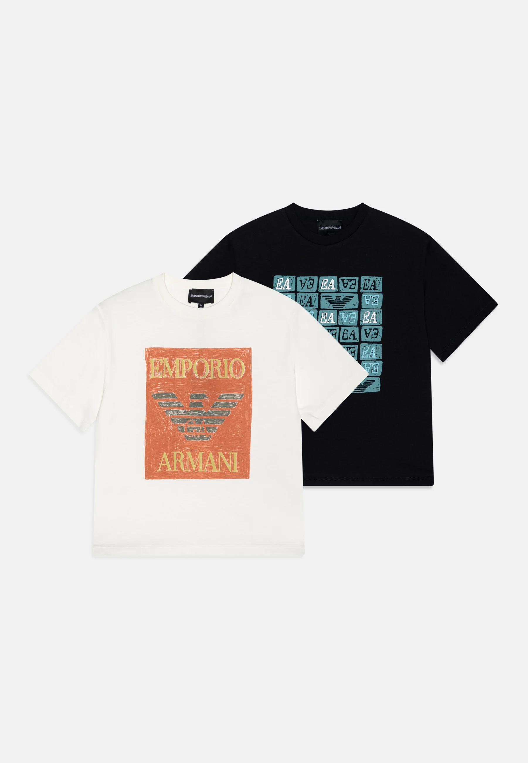 Emporio Armani UNISEX PACK 2 - Camiseta con estampado