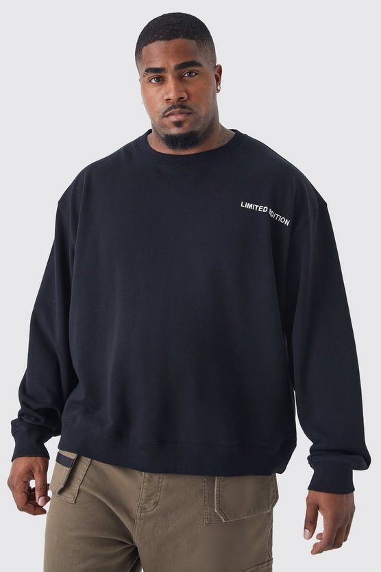 Plus kastiges Oversize Sweatshirt