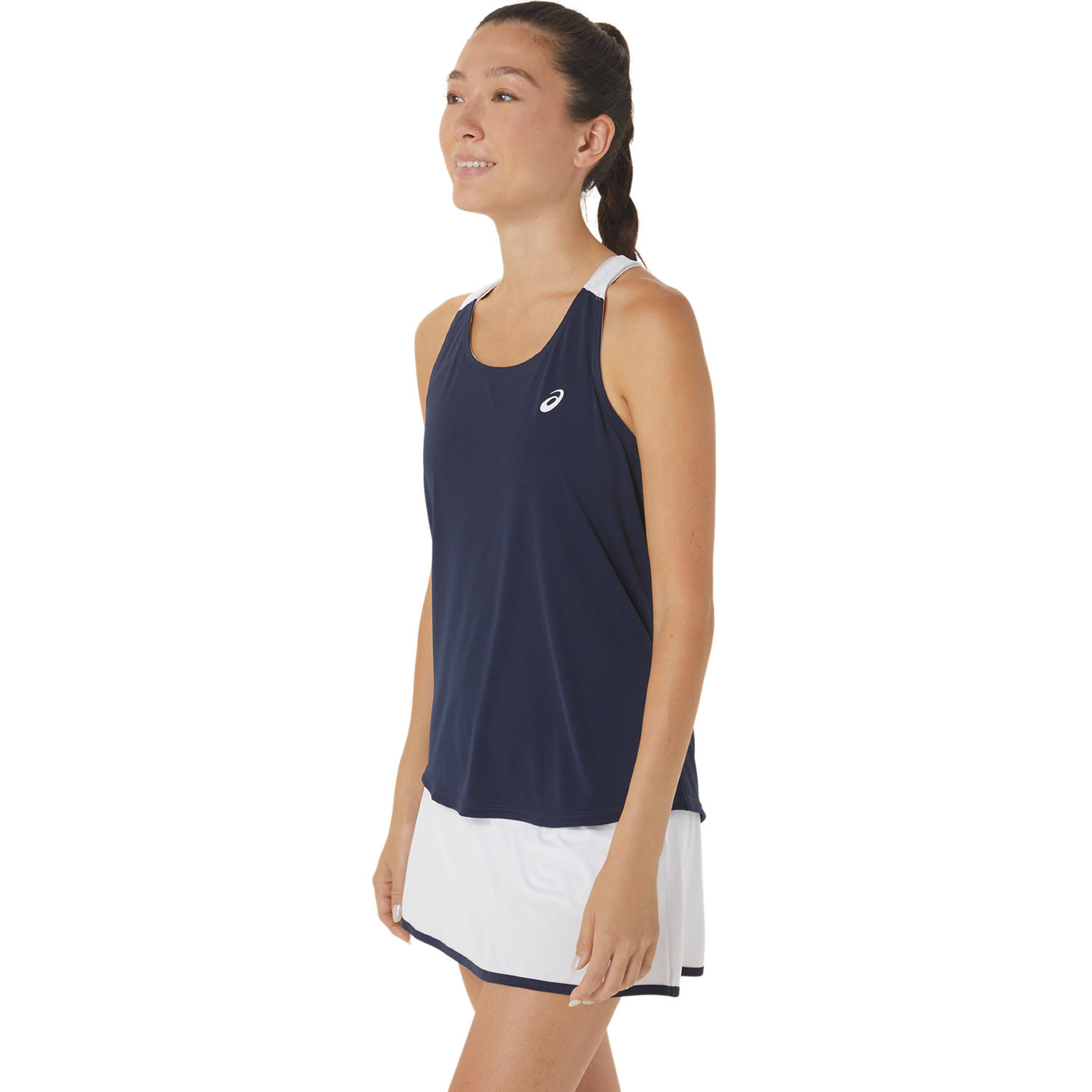Court Tank-Top Damen - Dunkelblau, Weiß