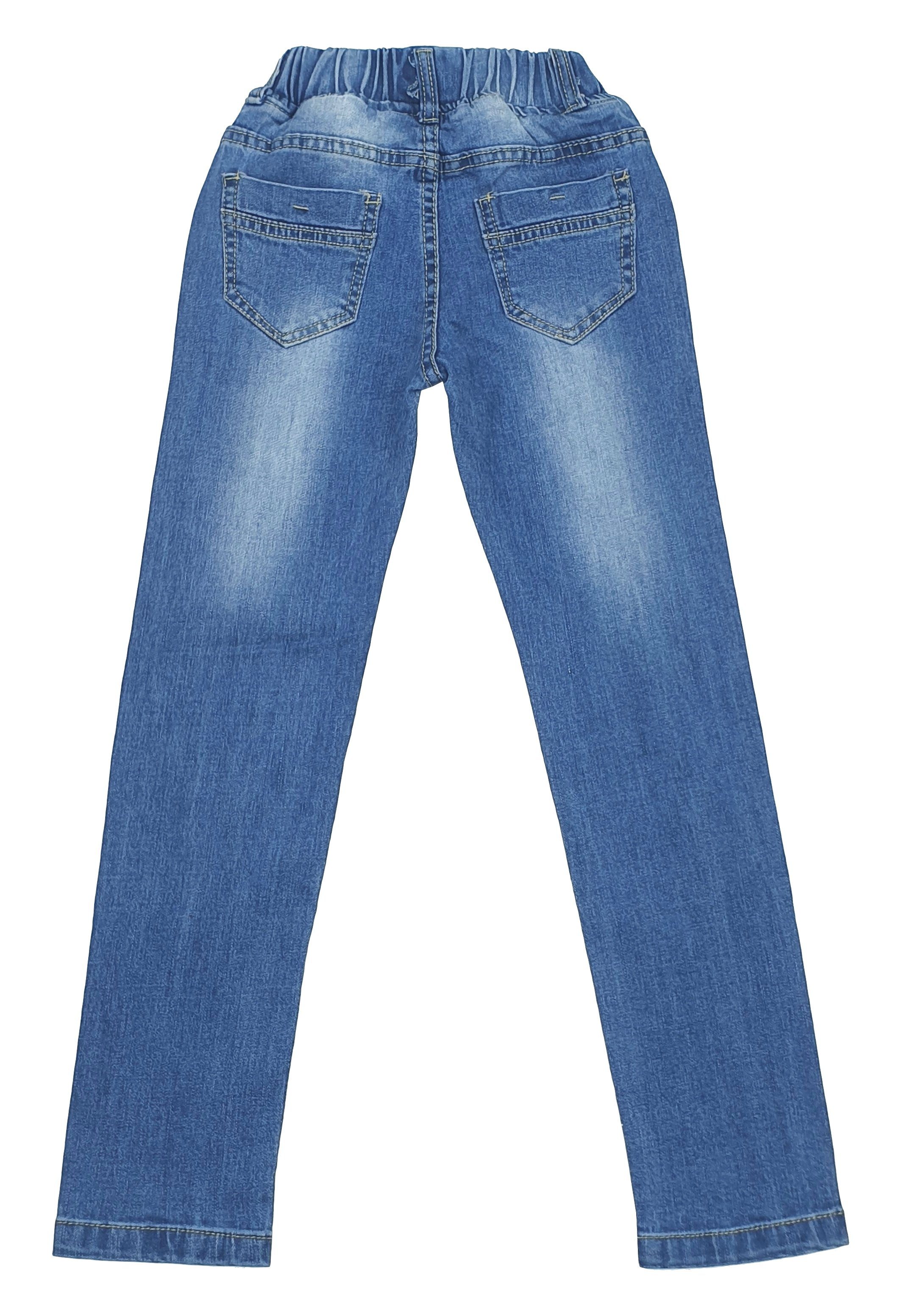 Girls Fashion Dehnbund-Jeans Mädchen Jeans, Stretchjeans, Mn39