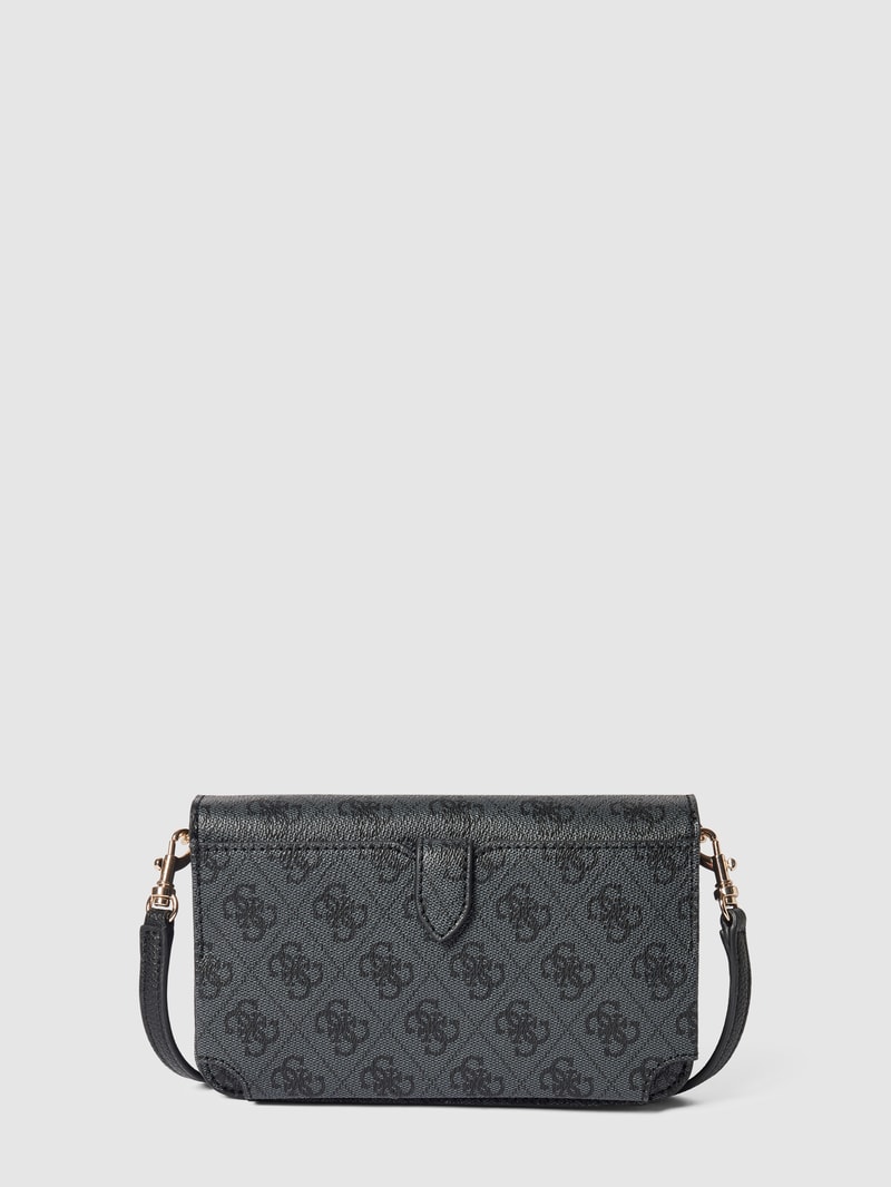 Crossbody Bag mit Strukturmuster Modell 'LAUREL' in schwarz