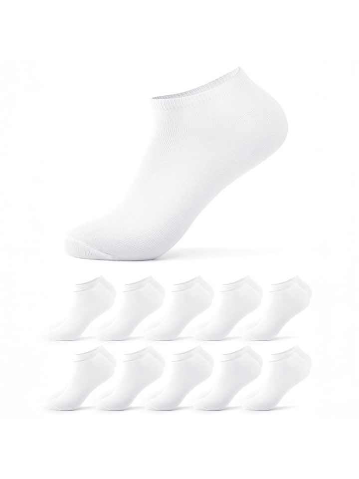Occulto 10er Pack Sneaker Socken Alex in Weiß günstig kaufen