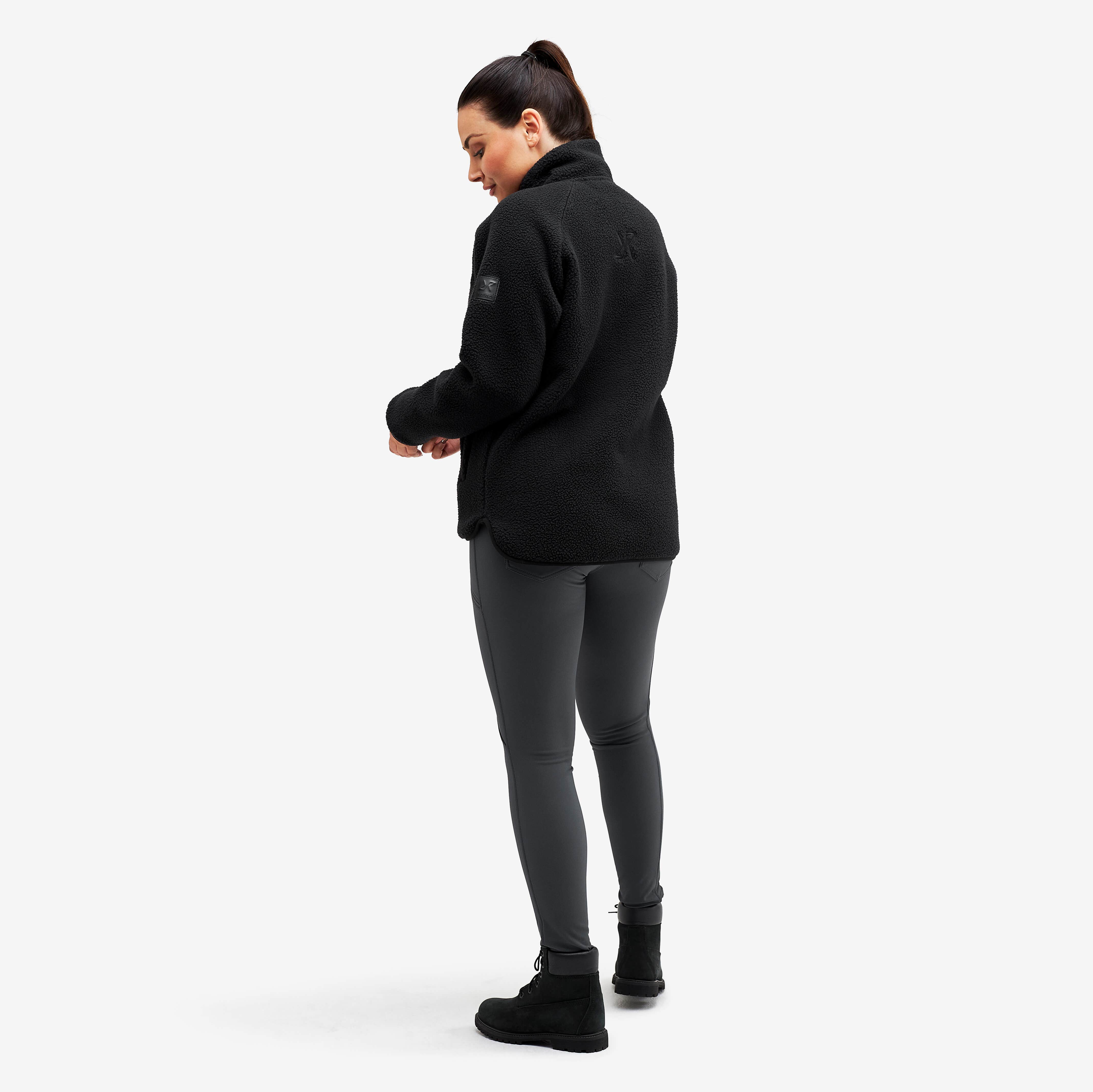 Sherpa Fleece Femme Caviar