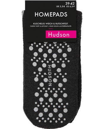 Hudson, Stoppersocks, Wolle, grau meliert