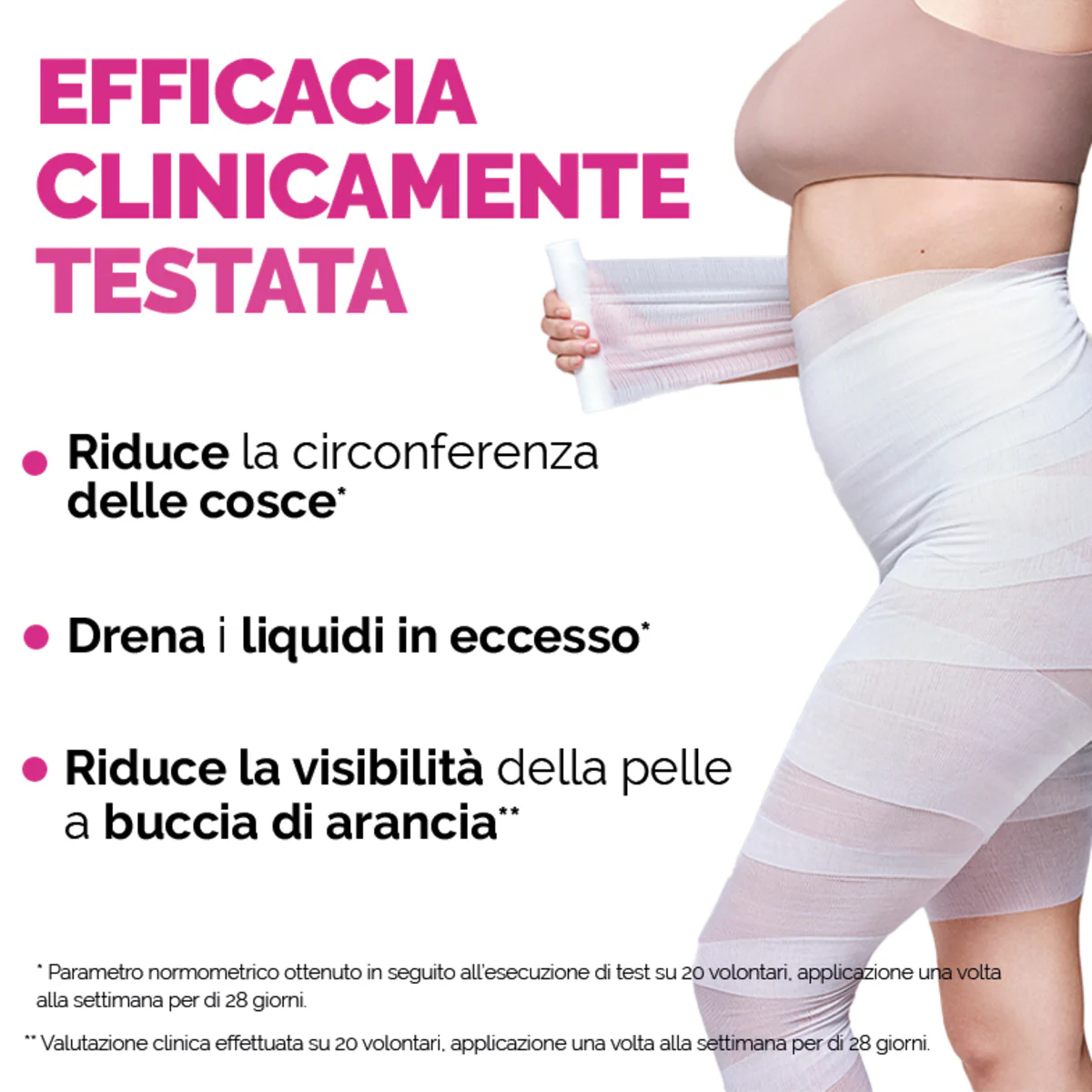 Slim Me Ultrashape povoji za drenažo telesa - stezniki in obliži