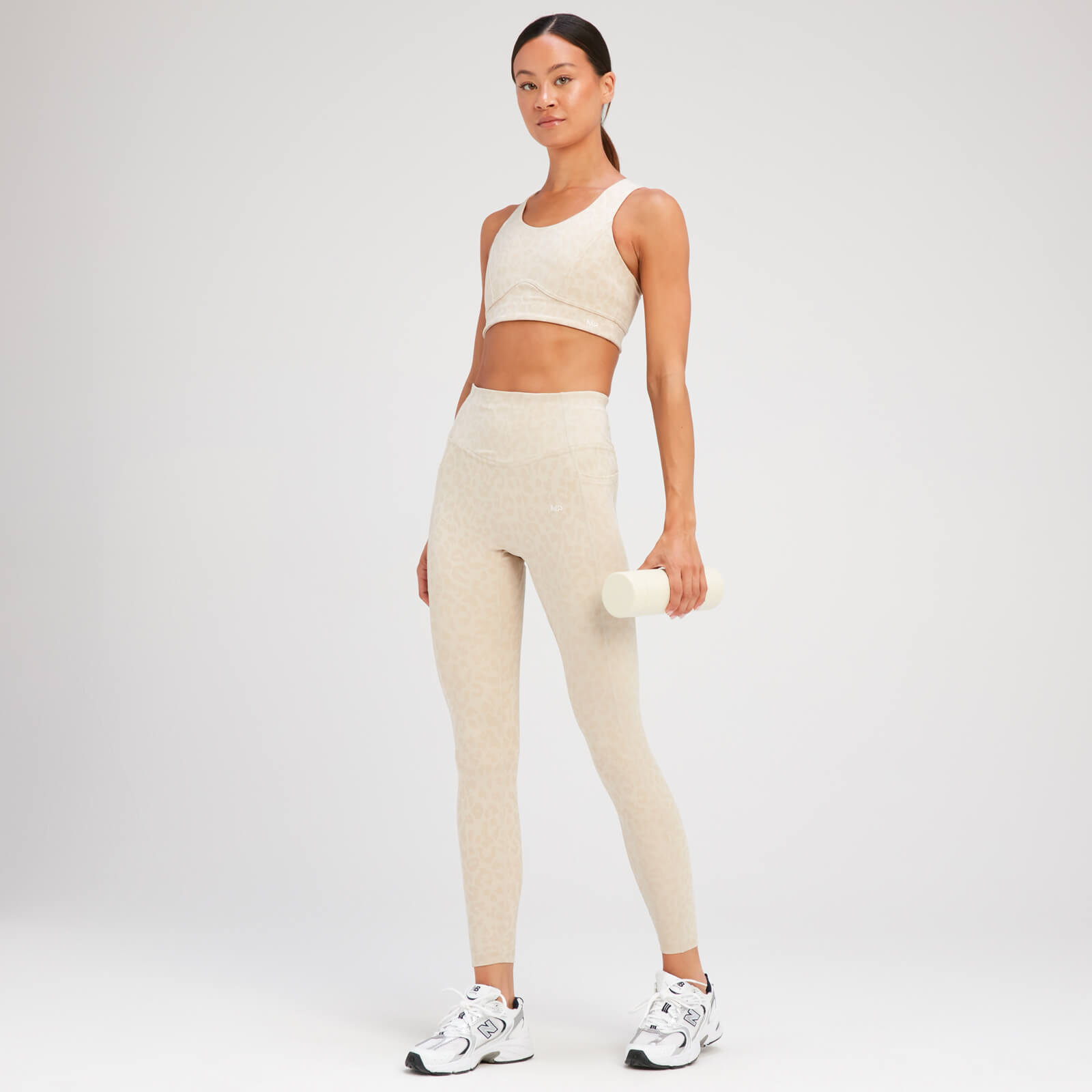 Brassière de sport MP Tempo Animal pour femmes – Gris toile