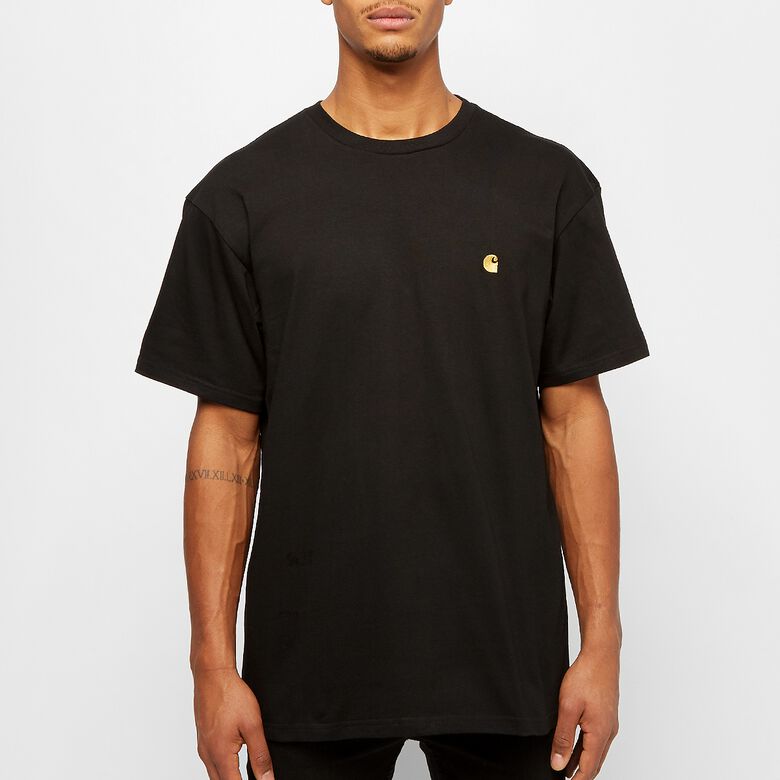 Carhartt WIP S/S Chase Tee black/gold