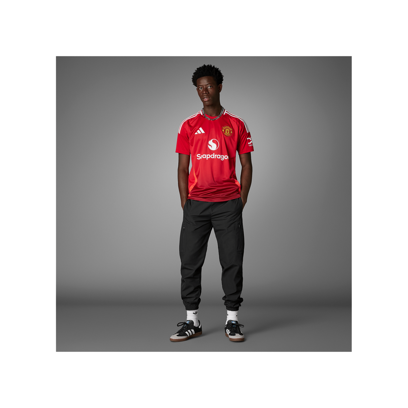 adidas Manchester United Trikot Home 2024/2025 Rot