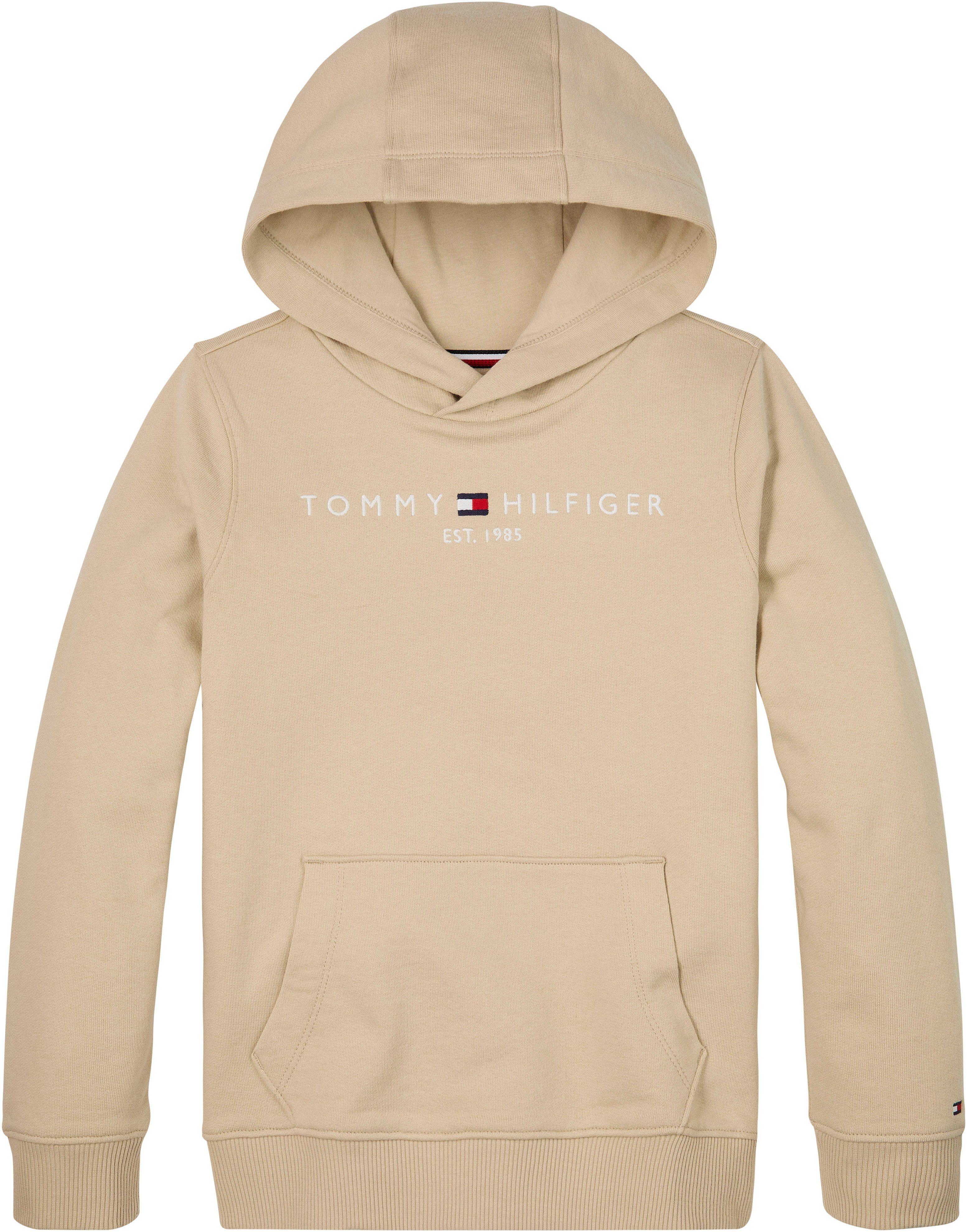 Tommy Hilfiger Kapuzensweatshirt U ESSENTIAL HOODIE mit Tommy Hilfger Markenlabel