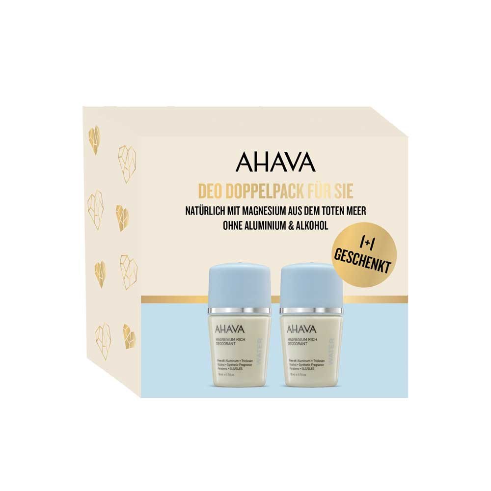 AHAVA Deadsea Water Deo Duo-Set for Women