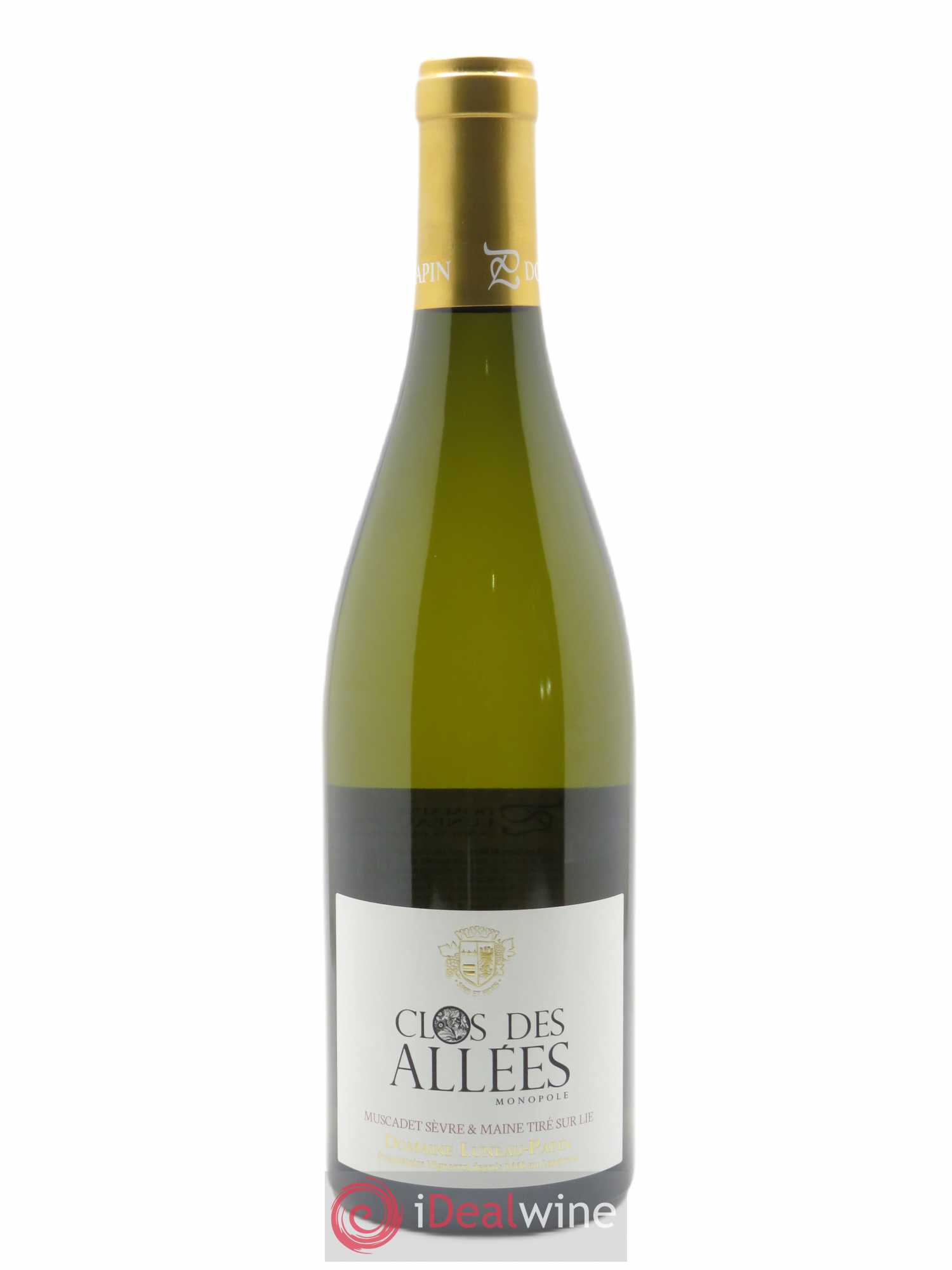 Muscadet-Sèvre-et-Maine sur lie Clos des Allées Luneau-Papin  2020 - Lot de 1 Bouteille