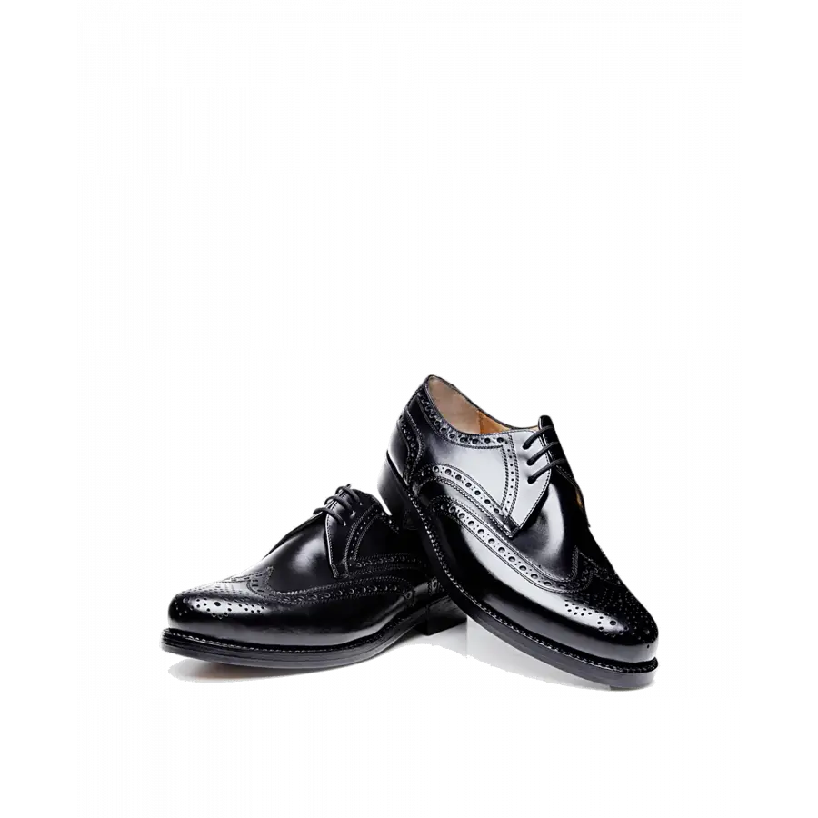 Heinrich Dinkelacker - Businessschuhe JANOSH K FULL-BROGUE BC Kalbsleder - schwarz