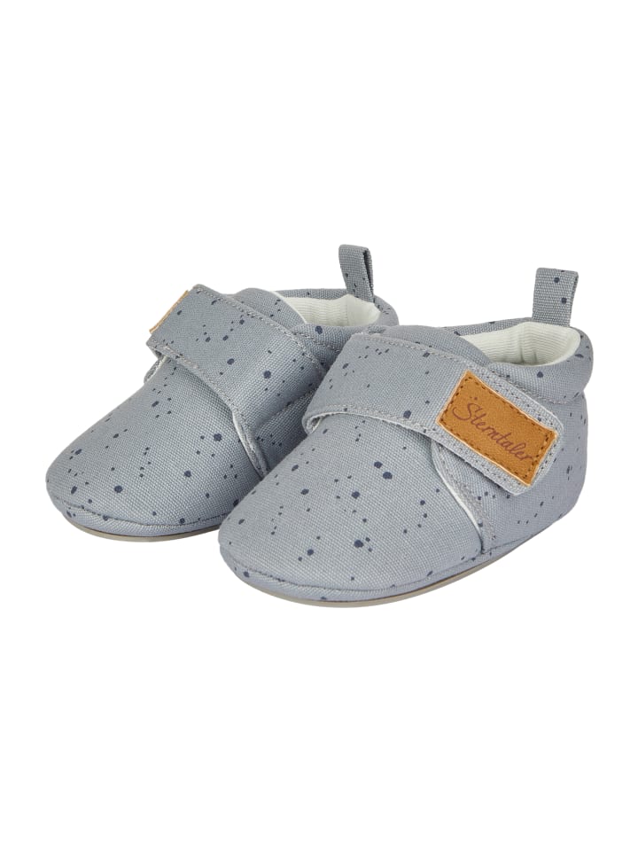 Sterntaler Krabelschuhe Punkte in hellblau günstig kaufen