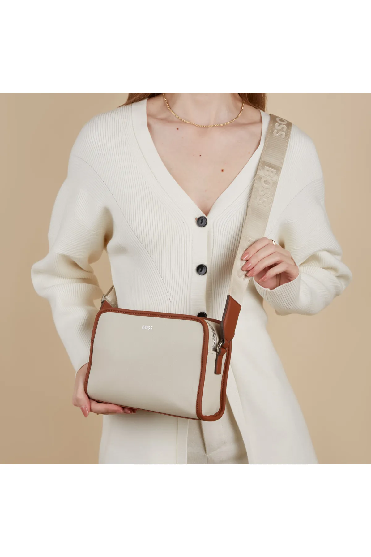 Hugo Boss  Damen Umhängetasche Beige 50517061-115
