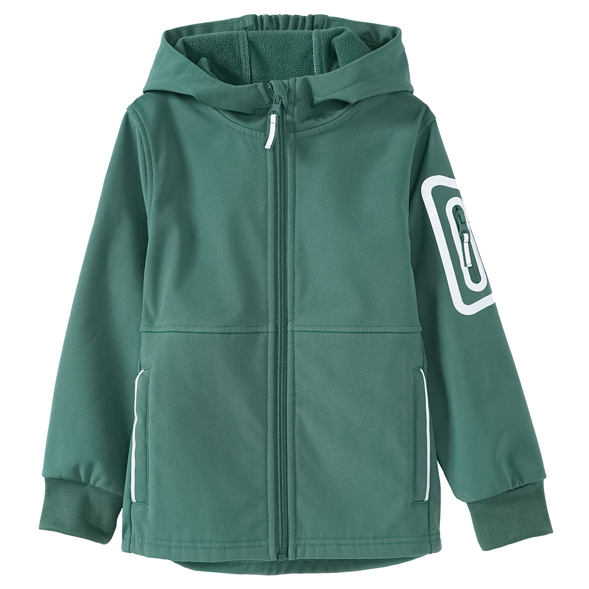 Jungen Softshelljacke mit Kapuze