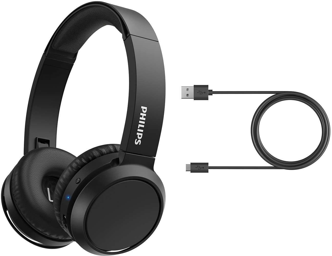 Philips TAH4205 Over-Ear-Kopfhörer (Rauschunterdrückung, integrierte Steuerung für Anrufe und Musik, A2DP Bluetooth, AVRCP Bluetooth, Bluetooth, HFP, HSP)