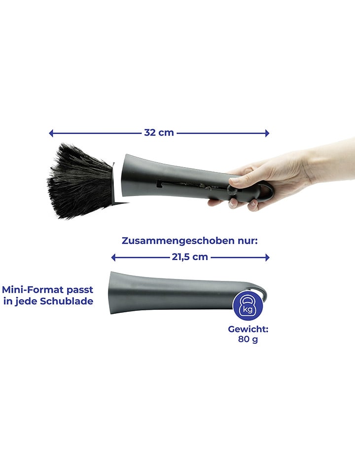 Wenko Straußenfederstaubwedel in Schwarz - (H)32 cm günstig kaufen onesize