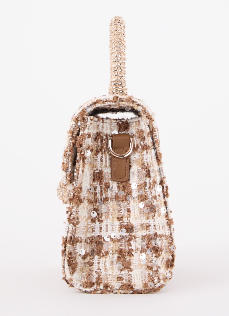 Borsa Bolenna di Dune London, impreziosita da strass e dotata di tracolla removibile.