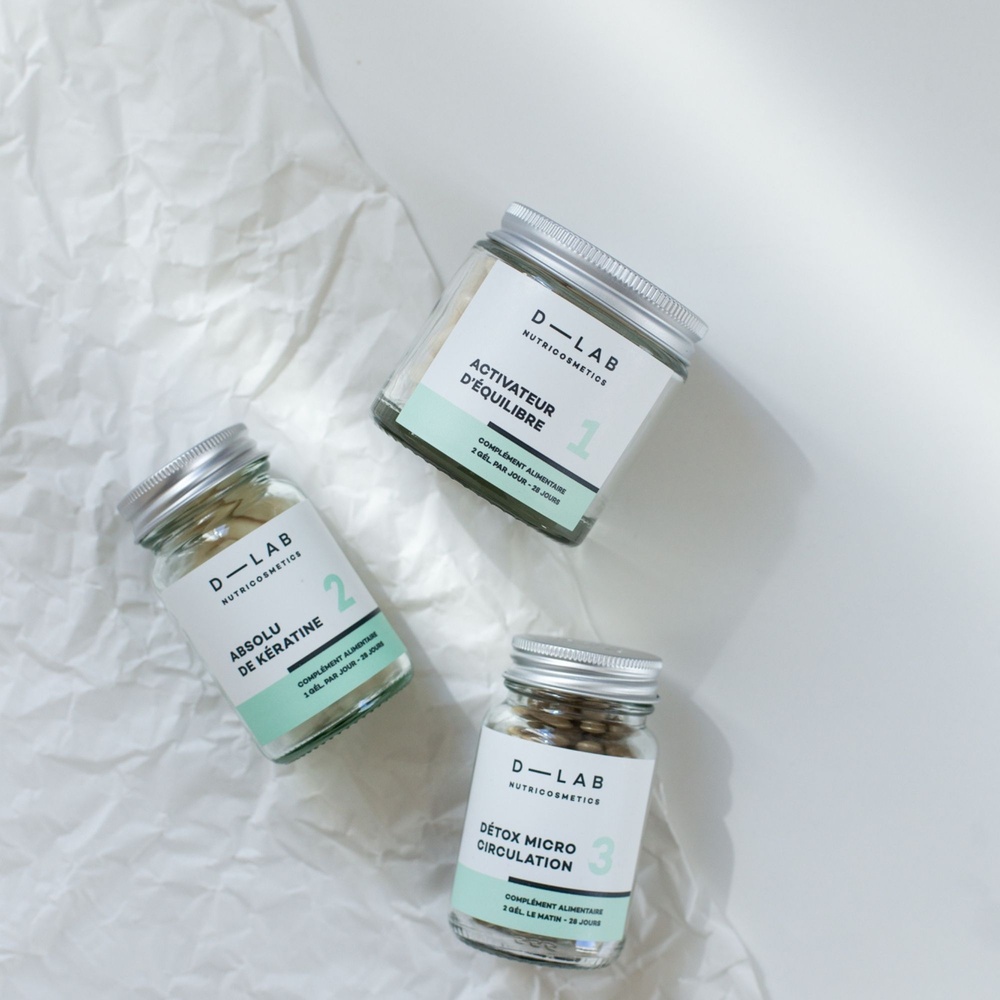 D-Lab Nutricosmetics Programme Masse-Capillaire Chute & Cheveux affinés