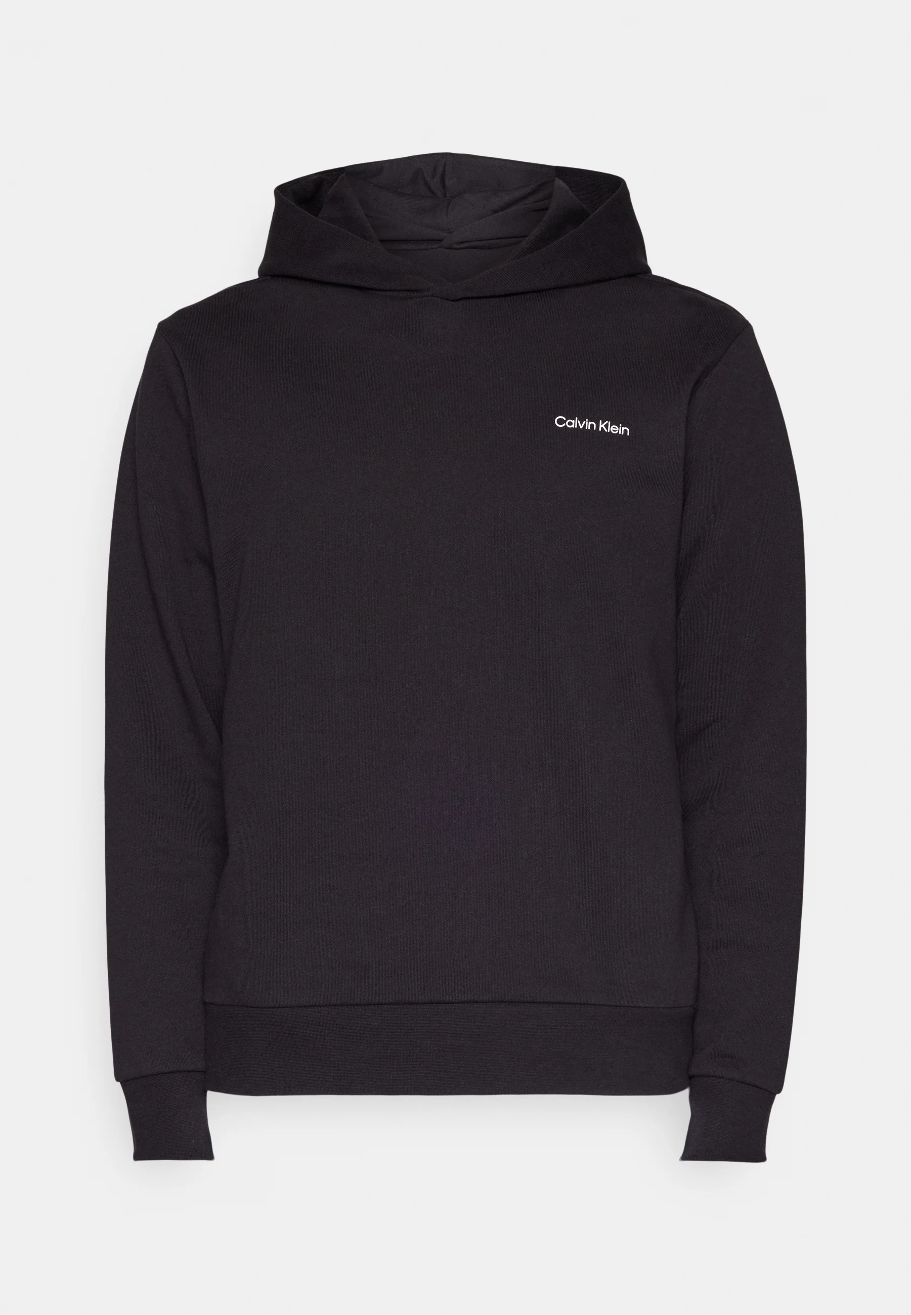 Sudadera con capucha Calvin Klein con logo en la espalda en ángulo
