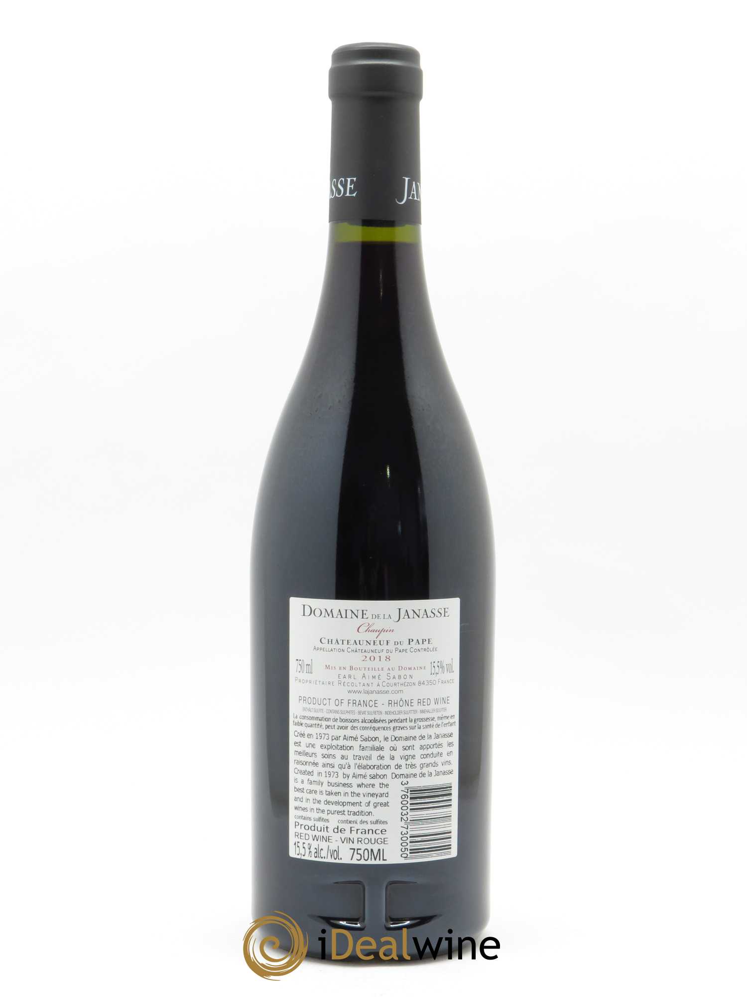 Châteauneuf-du-Pape Cuvée Chaupin La Janasse (Domaine de)  2018 - Lot de 1 Bouteille