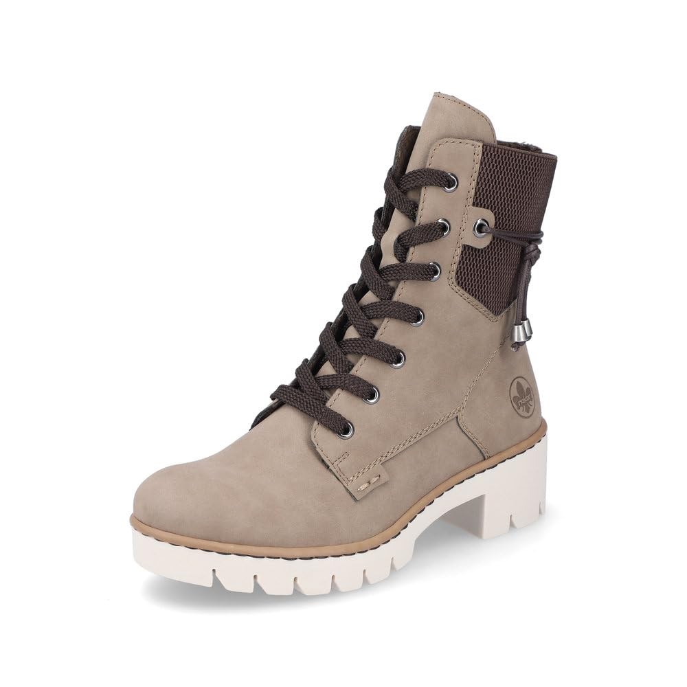 RIEKER Stiefeletten taupe HWK Damen Stiefel