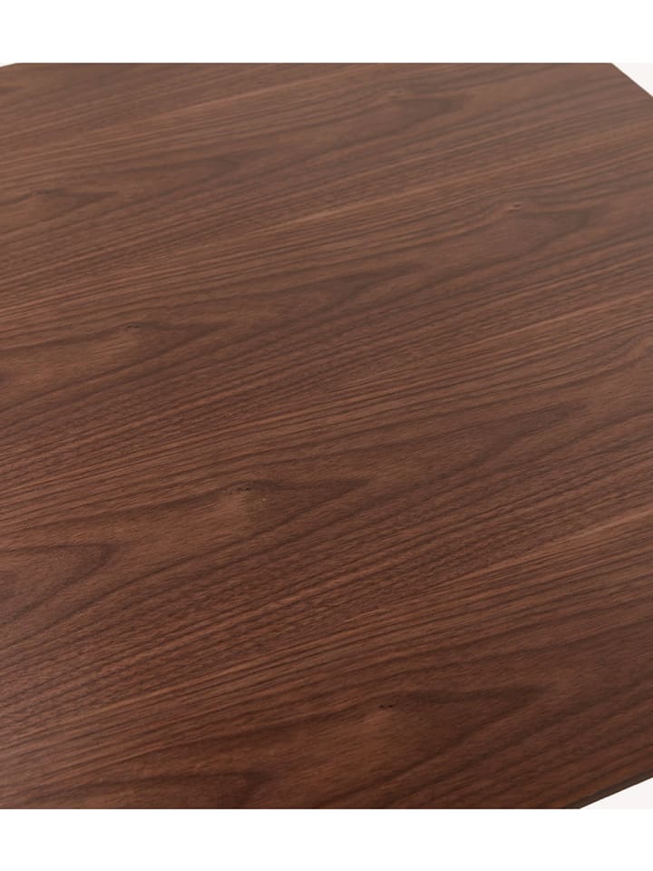 KADIMA DESIGN Esstisch Walnuss MDF mit Stahlgestell | 150x70x75 cm in Braun günstig kaufen