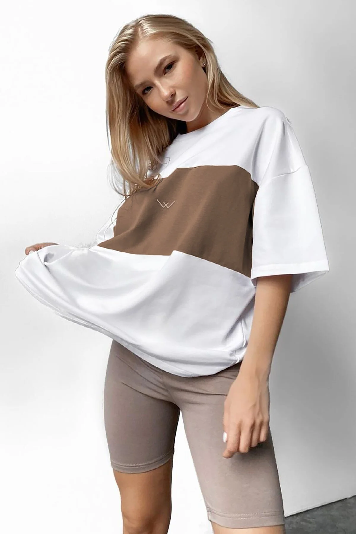 Madmext  Mad Girls Weißes besticktes T-Shirt Mg1421