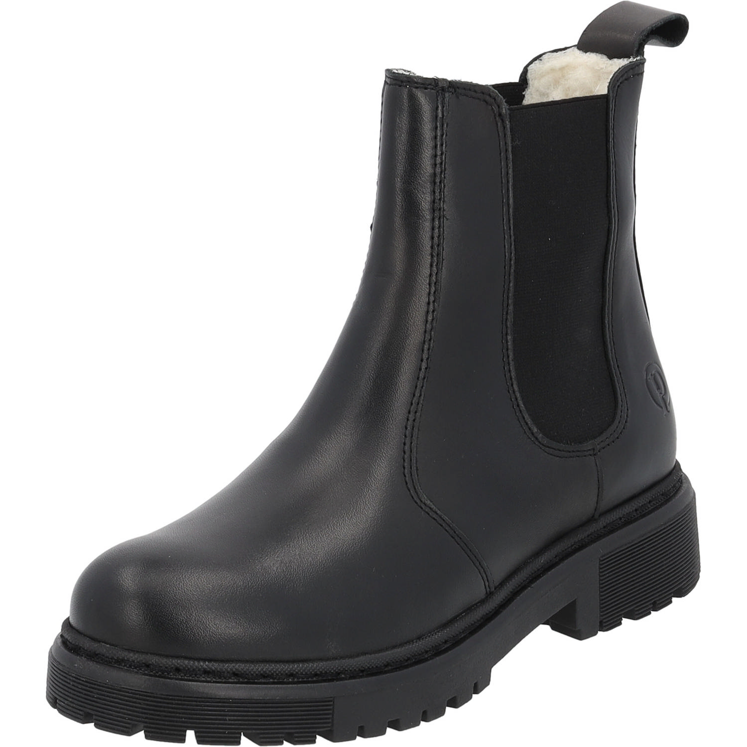 Palado Alicudi, Chelsea Boots, Damen, Schwarz Glanz
