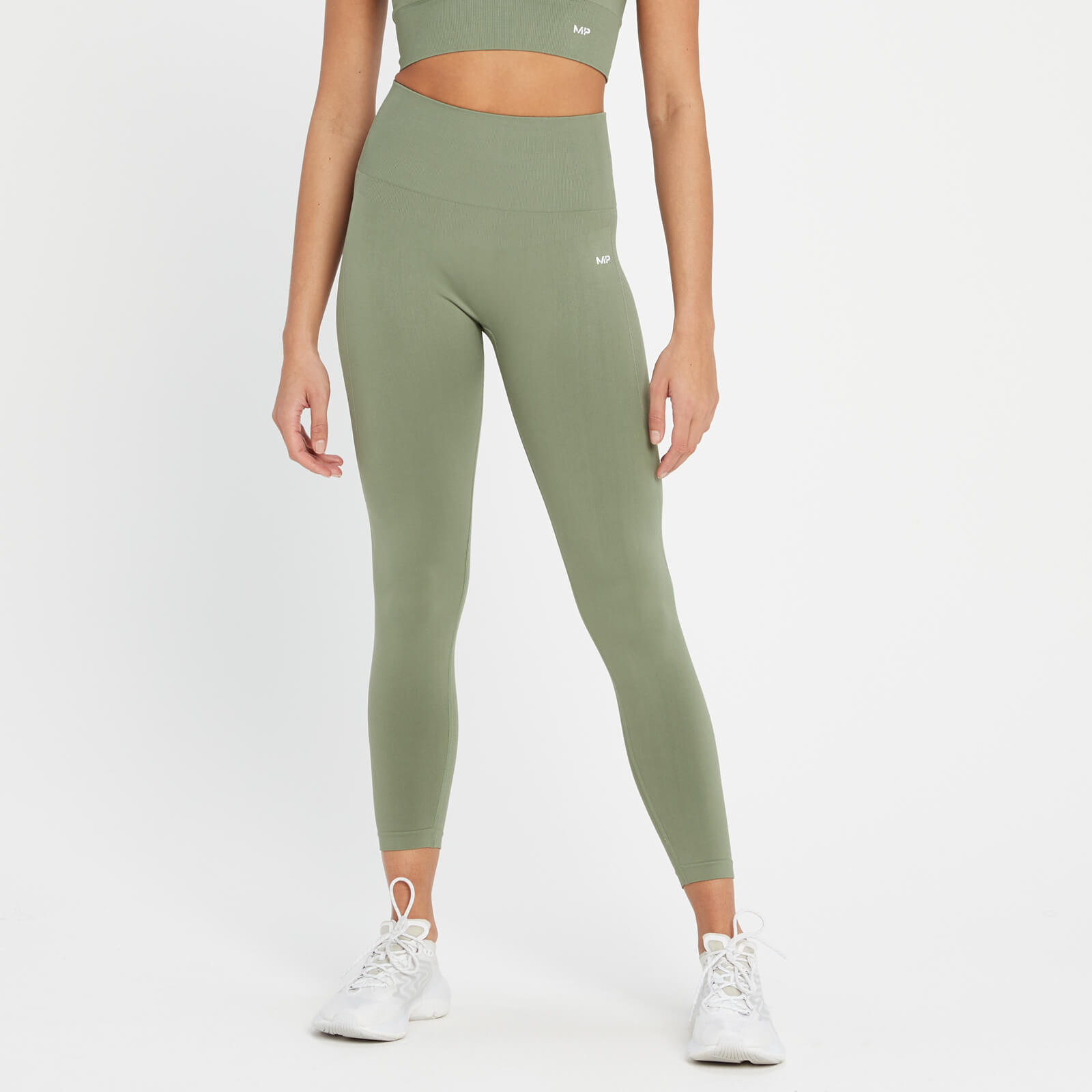 Legging ⅞ sans coutures MP Shape pour femmes – Jade délavé