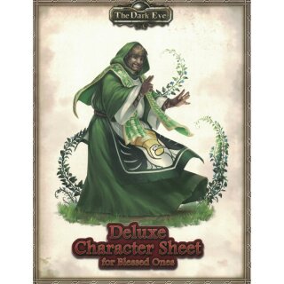 ** % SALE % ** The Dark Eye - Deluxe Character Sheets Blessed Ones (EN)