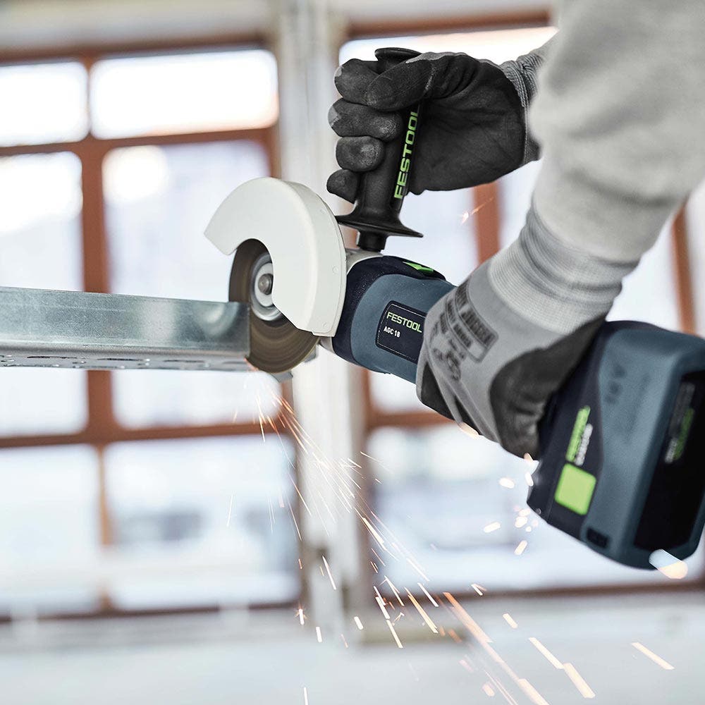 FESTOOL AGC 18V 125mm Brushless 2 x 5.2Ah Angle Grinder in Systainer Set 577031