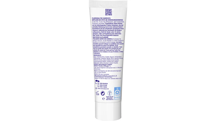 Sensodyne MultiCare Sanftweiß Zahncreme 75 ml