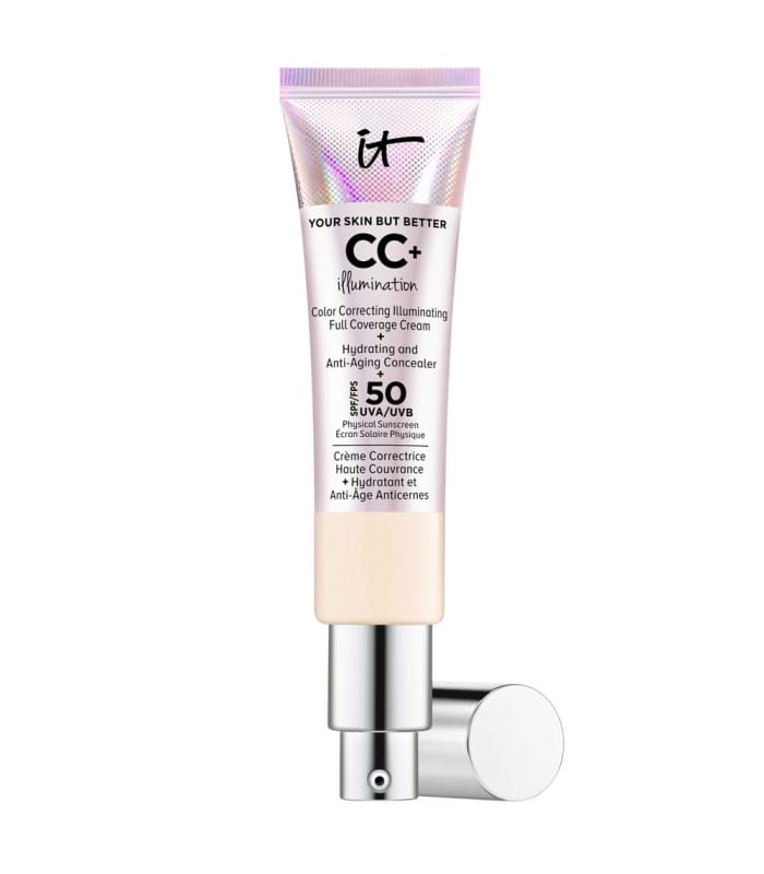 IT COSMETICS-Your Skin But Better™ Cc+ Cream Illumination-Crème Correctrice Illuminatrice Haute Couvrance + Sérum Hydratant Anti-Âge SPF 50+