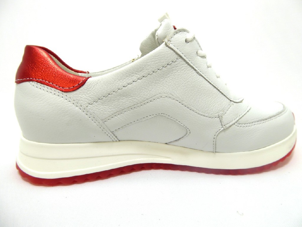 WALDLÄUFER Freizeit Schnürer weiss 752004
