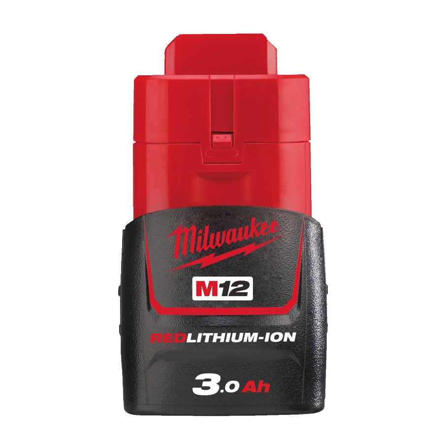 Accessori Milwaukee 4932451388 Batteria M12 B3 M12 12V 3.0ah rossa agli ioni di litio
