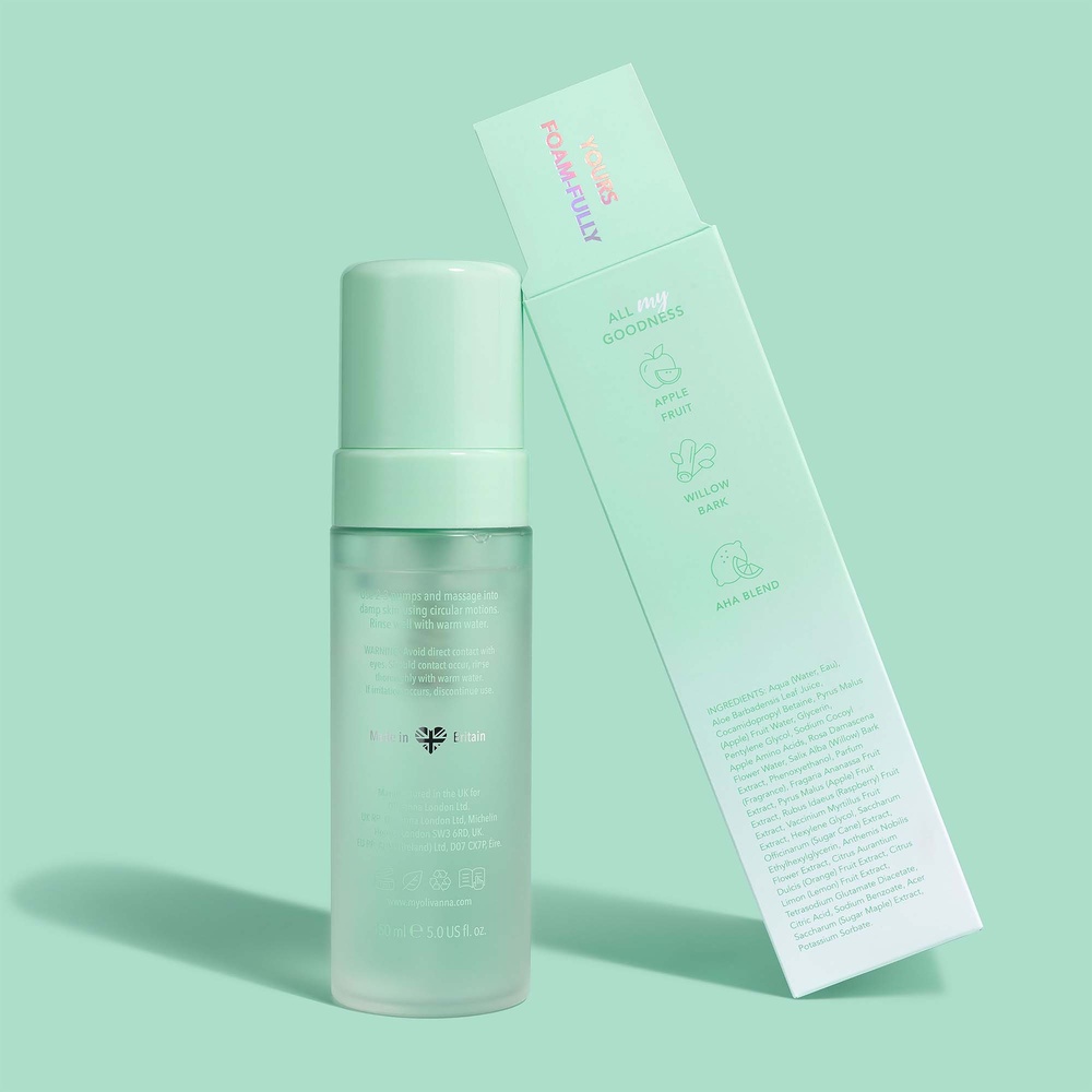 olivanna My Olivanna Apple AHA Face Wash Nettoyant moussant AHA