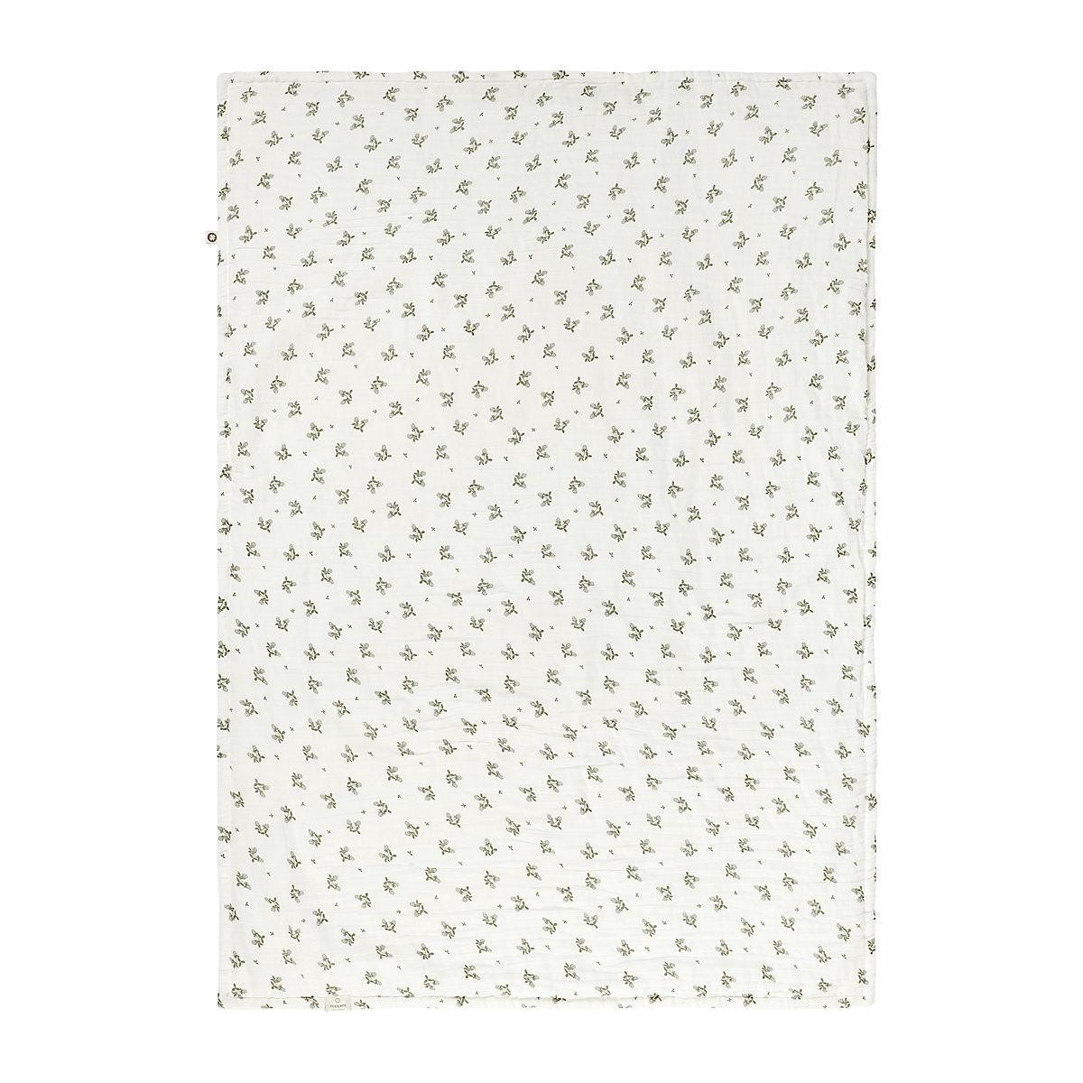 Decke Für Das Bettchen Blooming Clover 100X140 Cm Moltontücher