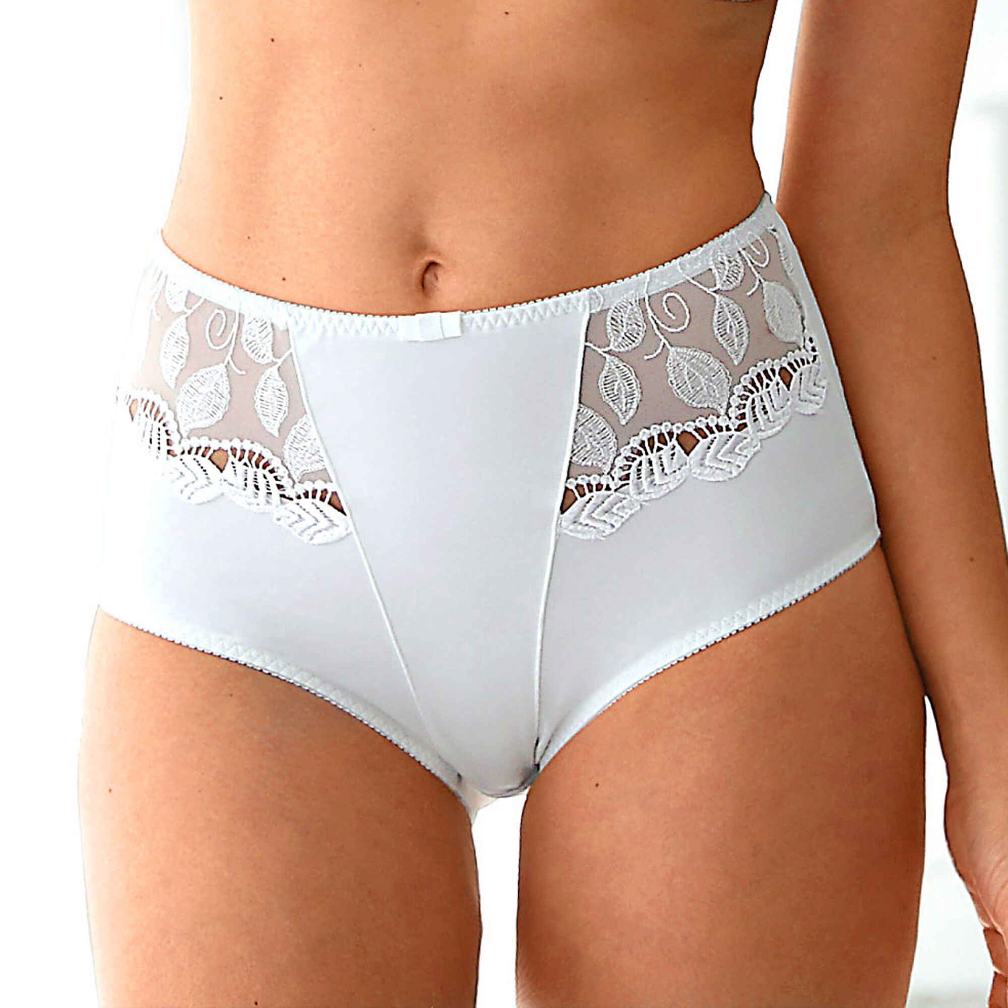 Gainette microfibre et guipure Rima