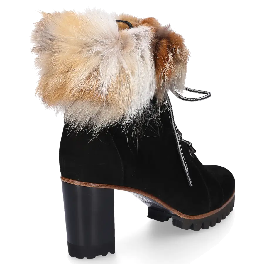 Truman's - Stiefeletten 8866 Veloursleder - schwarz