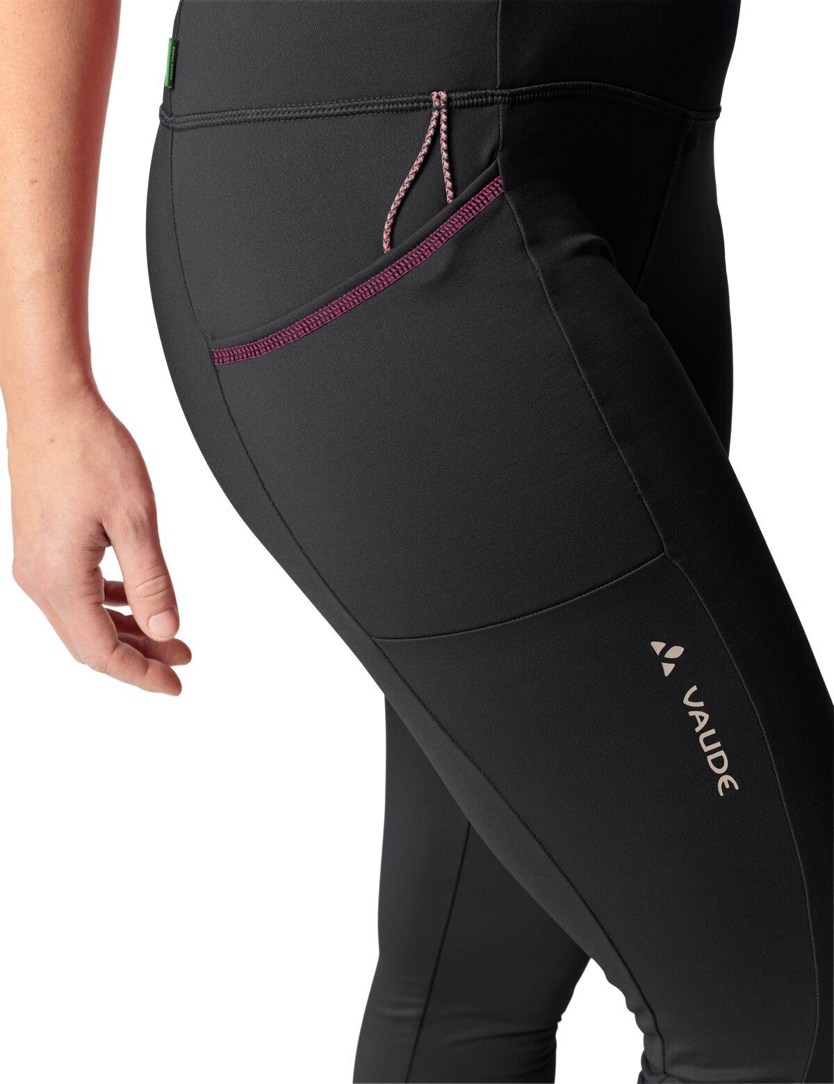 VAUDE Funktionshose Women's Neyland Winter Tights (1-tlg) Grüner Knopf