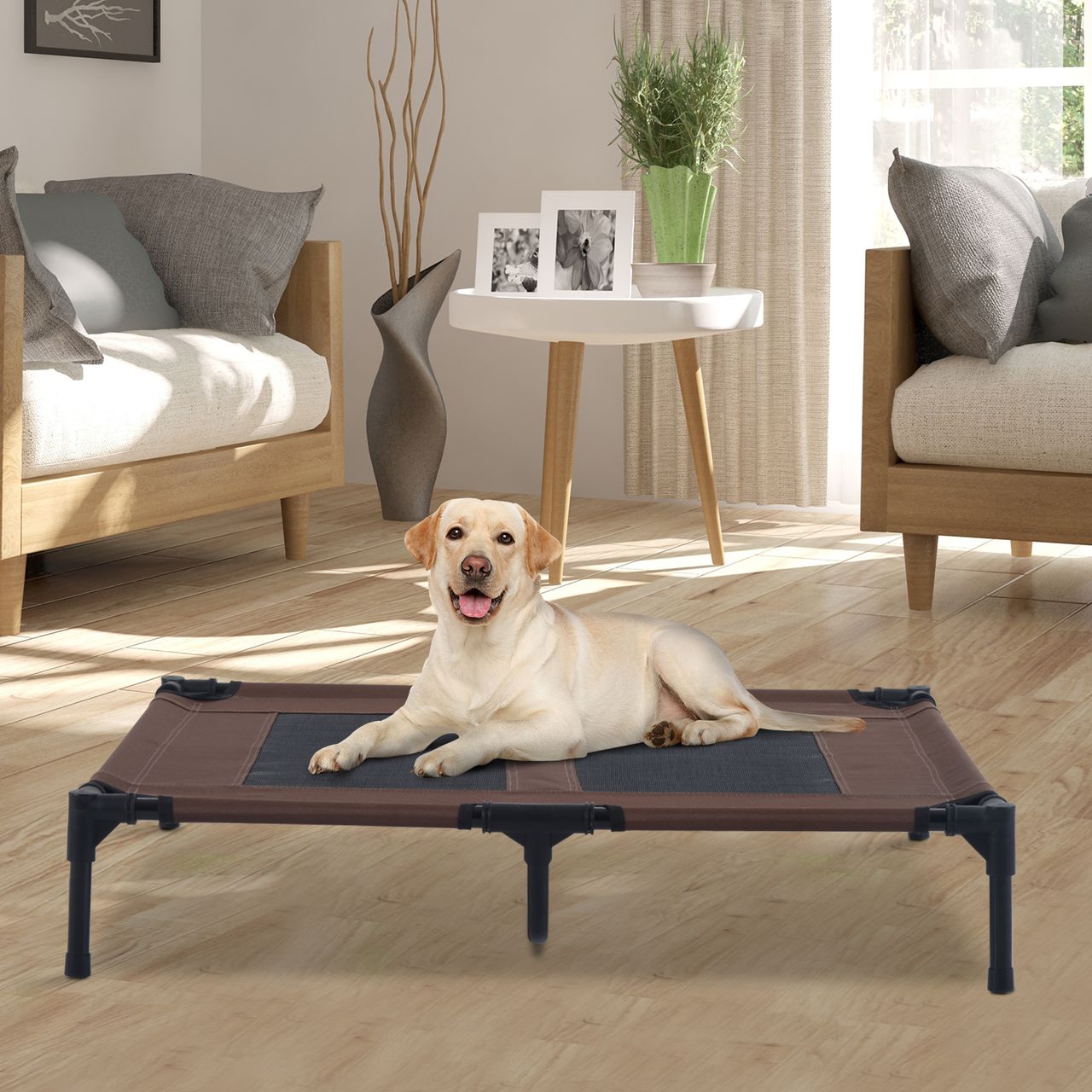PawHut Hundeliege outdoor Hundebett Katzenbett Hundesofa Hunde Schlafplatz