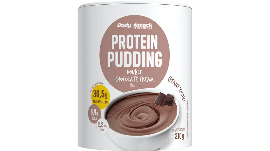 Body Attack Protein Pudding Double Chocolate Cream 210 g